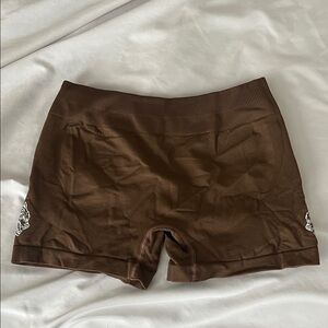 Darc Sport Brown Women's Bike Shorts